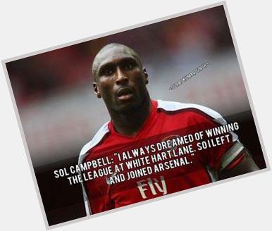 Happy birthday to the legend Sol Campbell.
DOUBLE DOUBLE, SOL CAMPBELL HAS WON THE DOUBLE. 