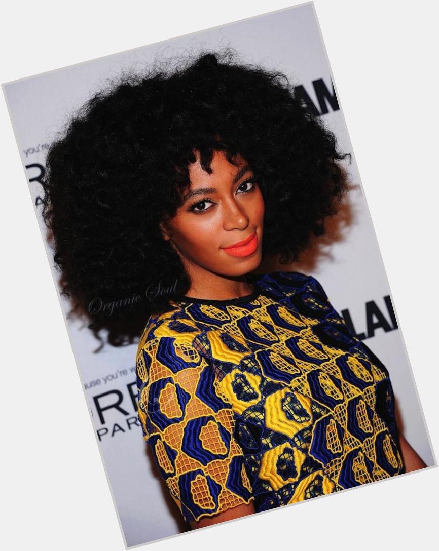 Happy Birthday from Organic Soul Singer Solange Knowles, the sister of singer Beyoncé, is 29 
 