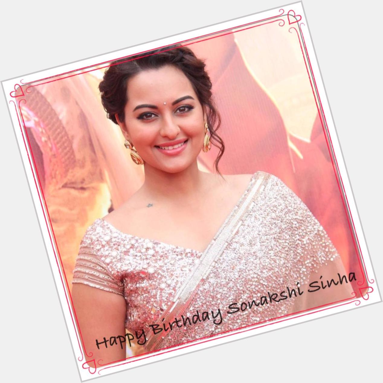 Swee Wishes The Leading Bollywood Actress Sonakshi Sinha A Very Happy Birthday     