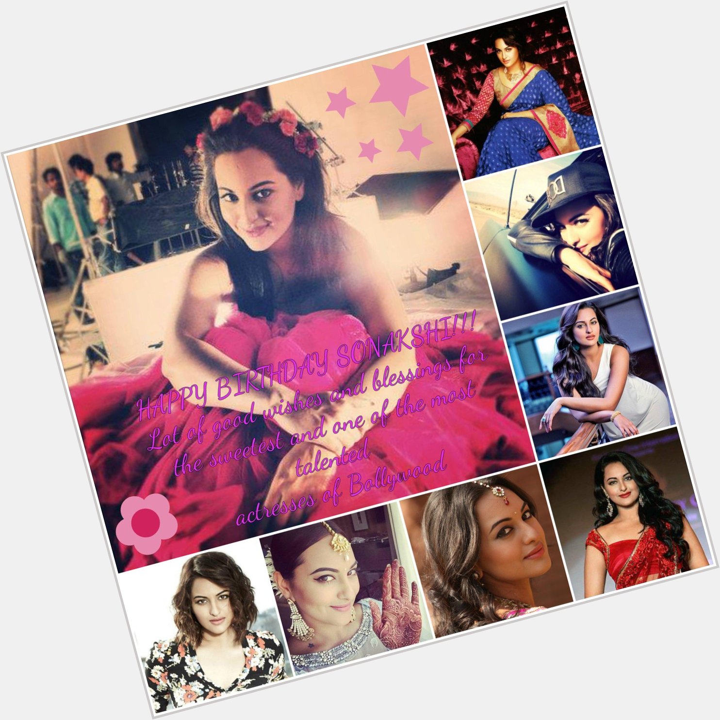 Happy Birthday Sonakshi Sinha Lot of blessings and happiness for our queen :D Have a nice day ! 