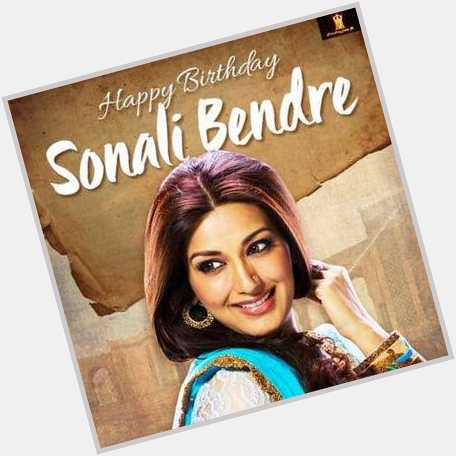 Happy 46th Birthday to Indian Actress, Mrs Sonali Bendre Behl Ji. 
