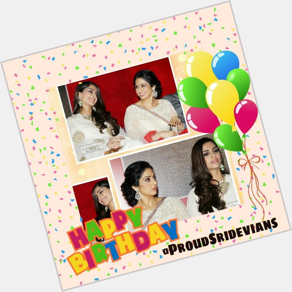 A Very Happy Birthday To Sonam Kapoor. Good Wishes From And All Fans. 