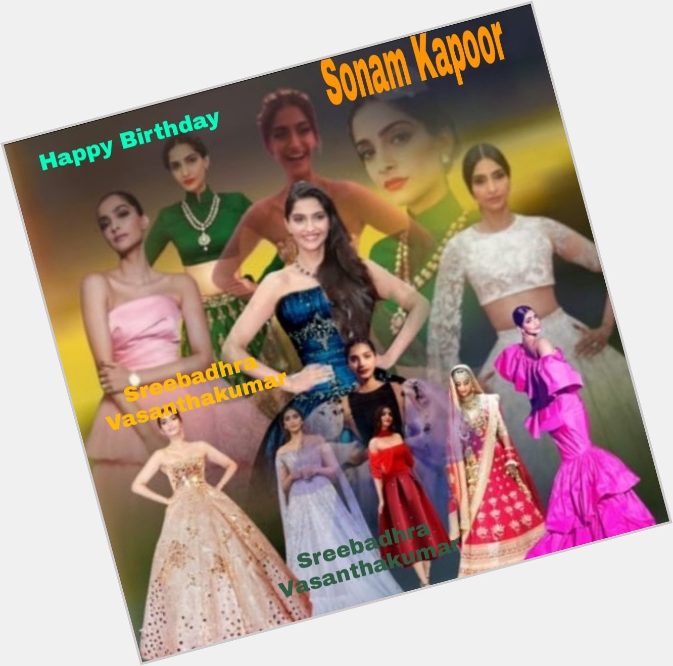 Happy  Birthday Sonam Kapoor 