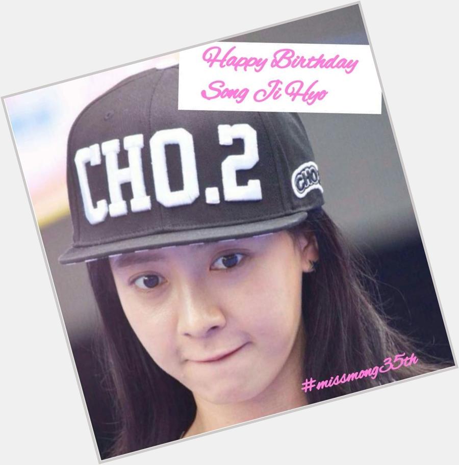 Happy birthday to beautiful ace,  song ji hyo   