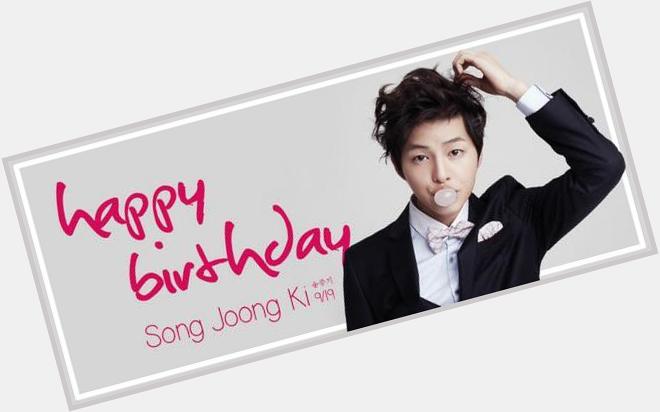  Happy Birthday Song Joong Ki <3 