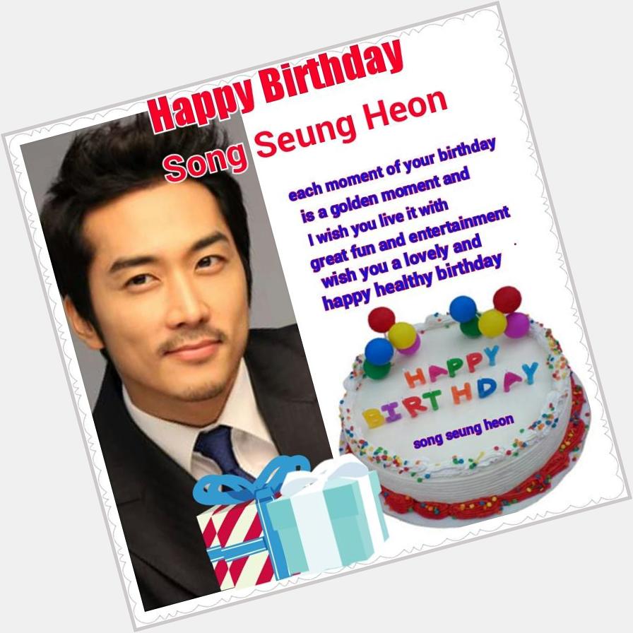 Hi! Please greet my idol on your HBD option! Big thanks.. October5 Happy Birthday Song Seung Heon. 