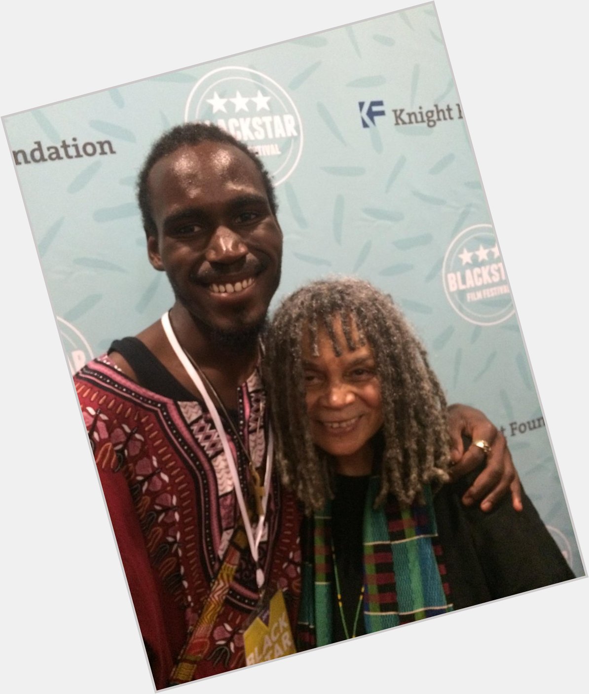 Happy Birthday to a living great/my poetry grandmother Sonia Sanchez. 81 years. 
(Her & I at Blackstar) 