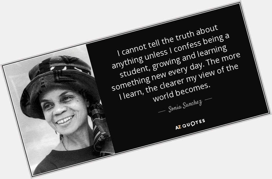 Happy birthday Sonia Sanchez! 