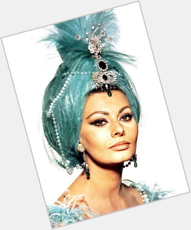 Happy 80th Birthday, Sophia Loren. Nothing makes a woman more beautiful than the belief that she is beautiful. 