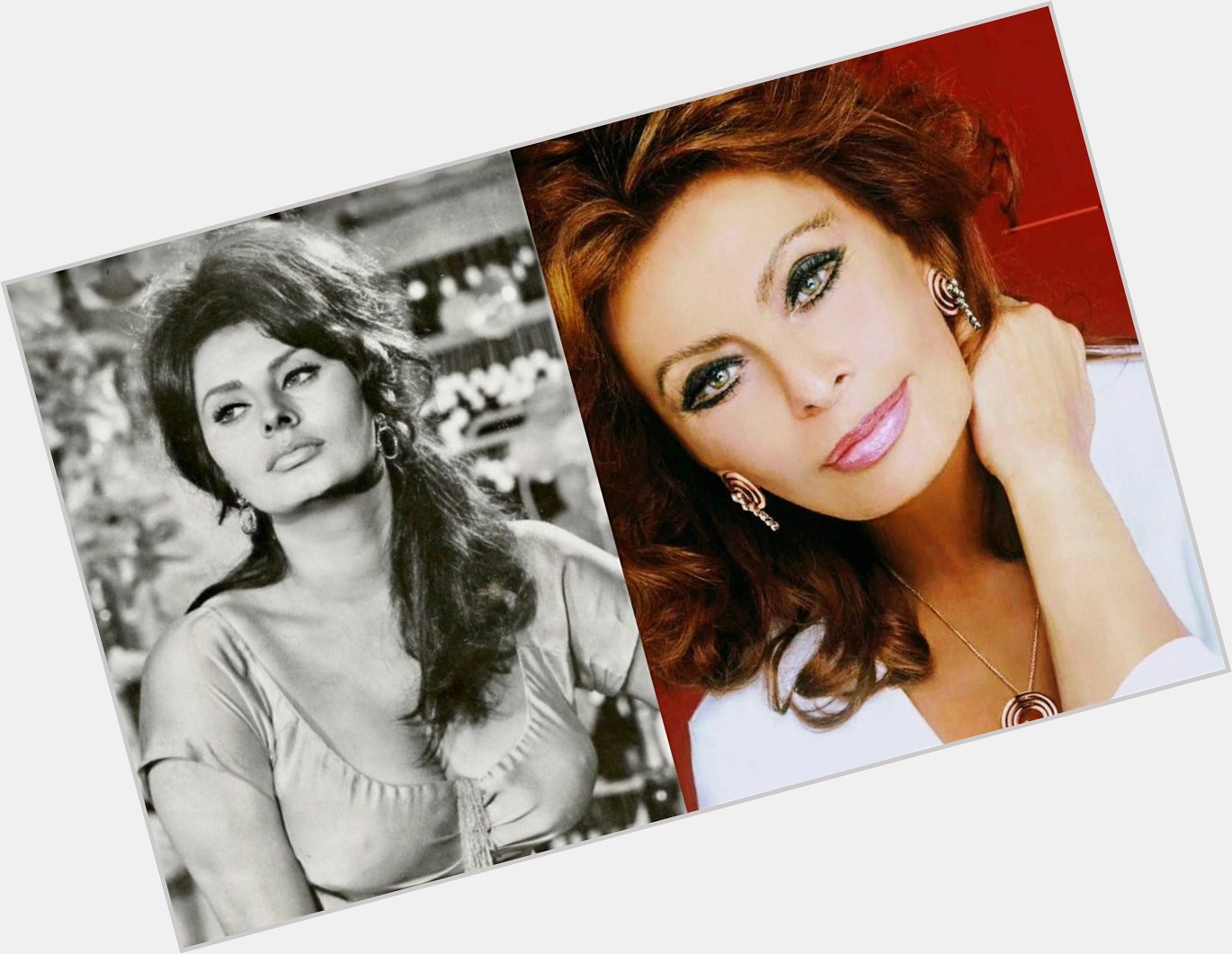 Happy birthday Sophia Loren.           