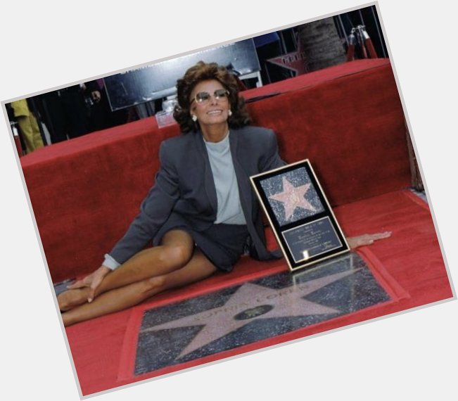 Happy Birthday to Sophia Loren  circa 1994 