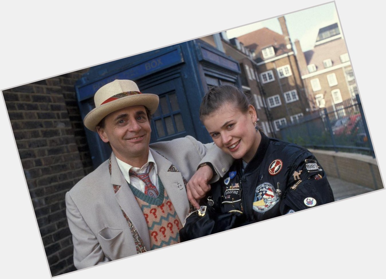 Happy birthday to Sylvester McCoy and They played the Seventh Doctor and Ace McShane on 