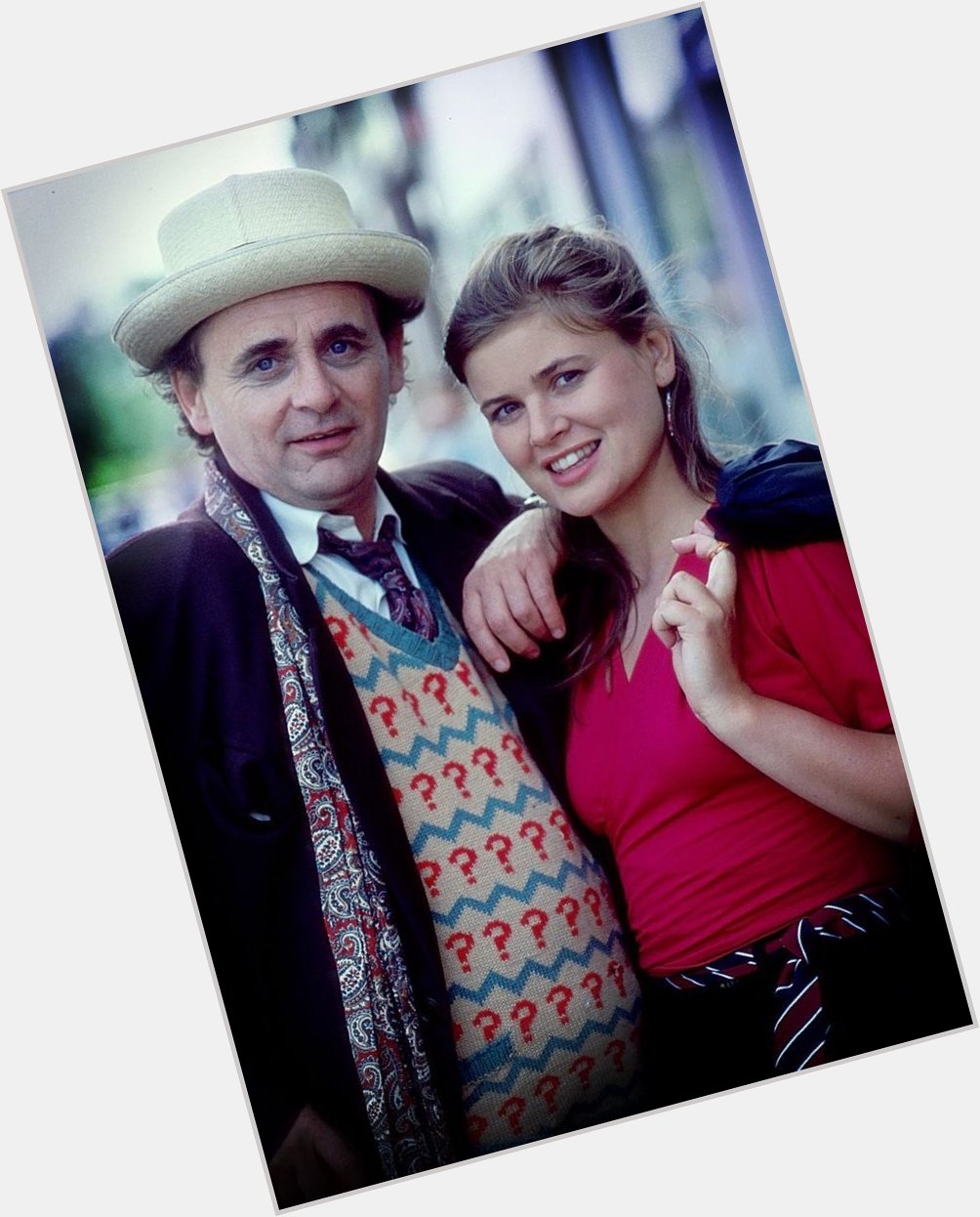 Wishing a very happy birthday to Sylvester McCoy and Sophie Aldred aka The Doctor and Ace!     