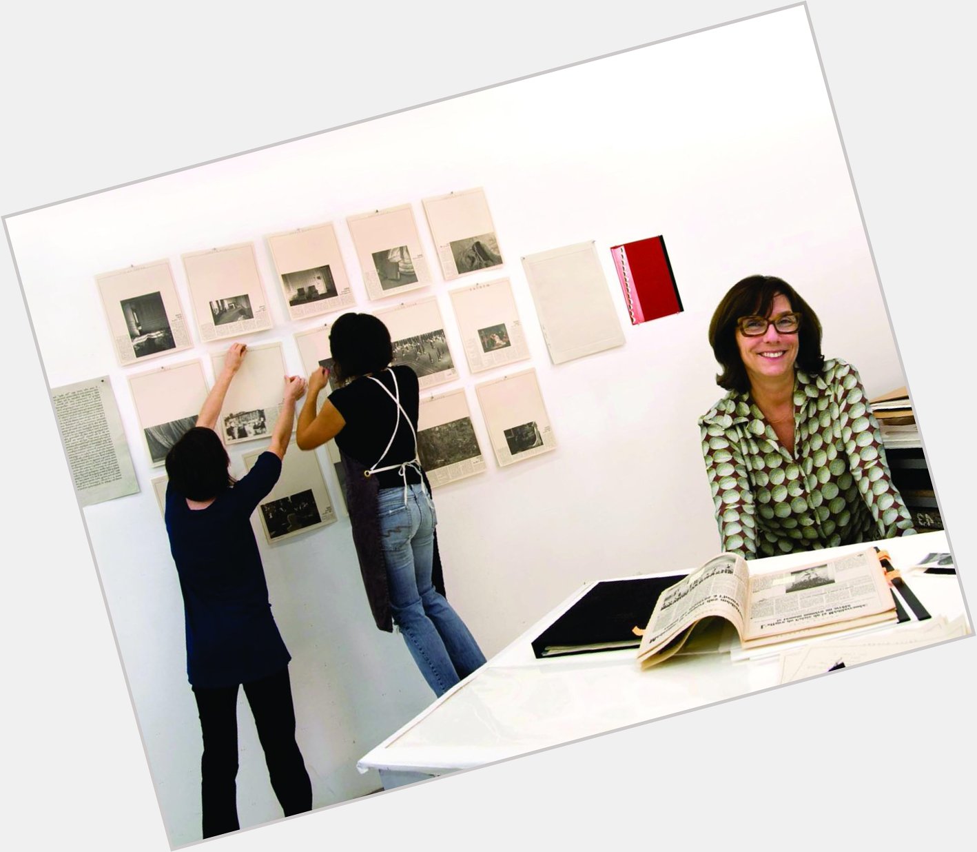 Happy Birthday to Sophie Calle! (photo by Sidney Felsen, while working on \"The Address Book\" in 2009) 