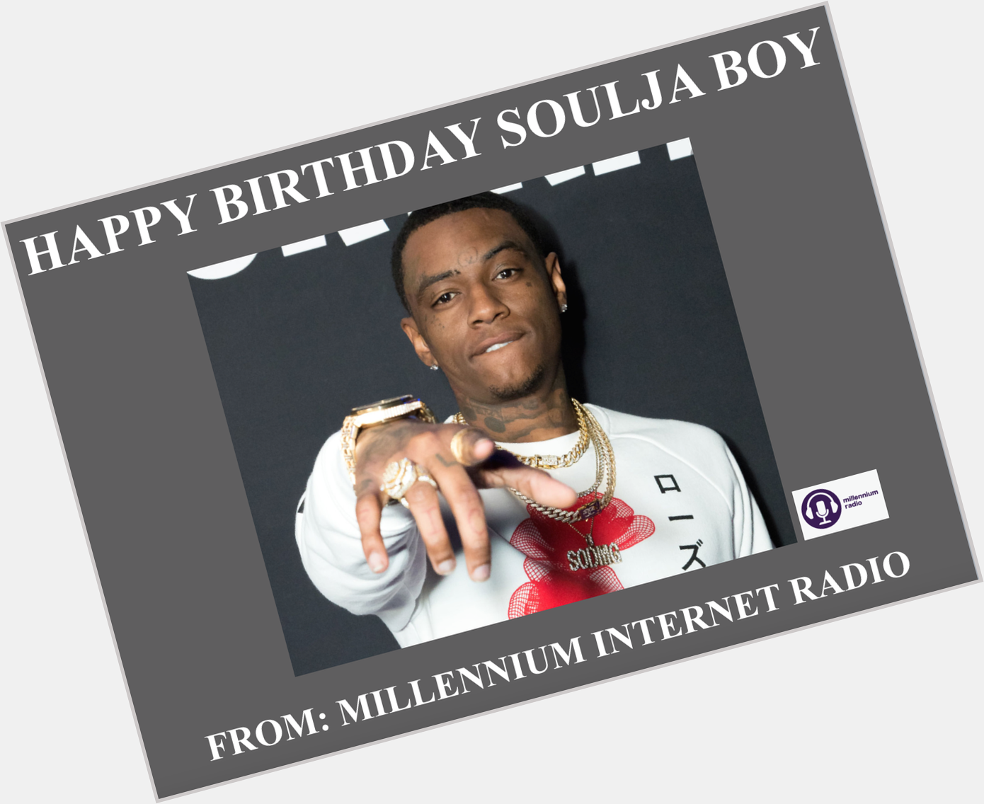 Happy Birthday to rapper, record producer, actor, and entrepreneur Soulja Boy!! 