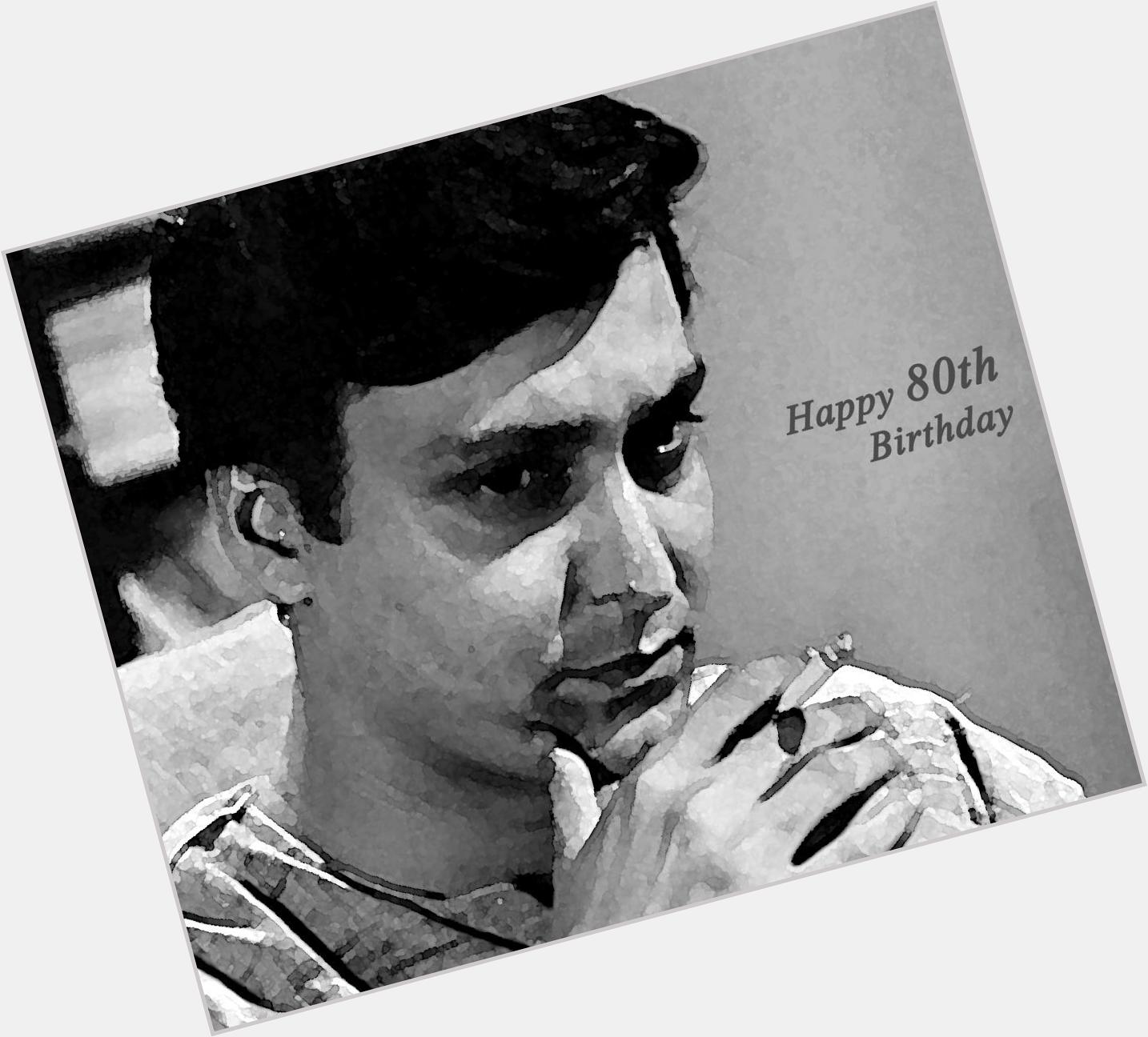 Wishing Soumitra Chatterjee a Happy 80th Birthday... An iconic Bengali both on & off screen, a legend... 