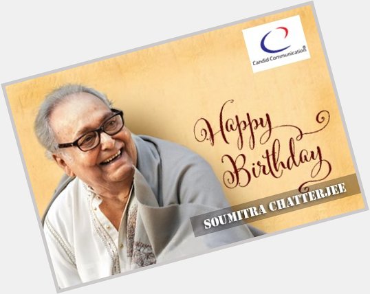  wishes a very Happy Birthday to the evergreen Soumitra Chatterjee... 