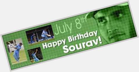 Happy Birthday to one of the finest Captain of Indian Cricket Team, Sourav Ganguly!  