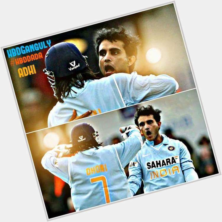 On behalf of and his fans we wish Happy Birthday to Sourav Ganguly   