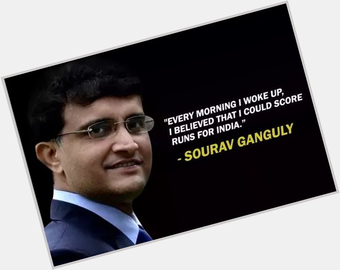 Wishing you a very happy birthday Sourav Ganguly, the born leader. 