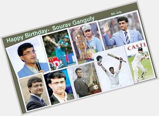 Happy Birthday, Sourav Ganguly  