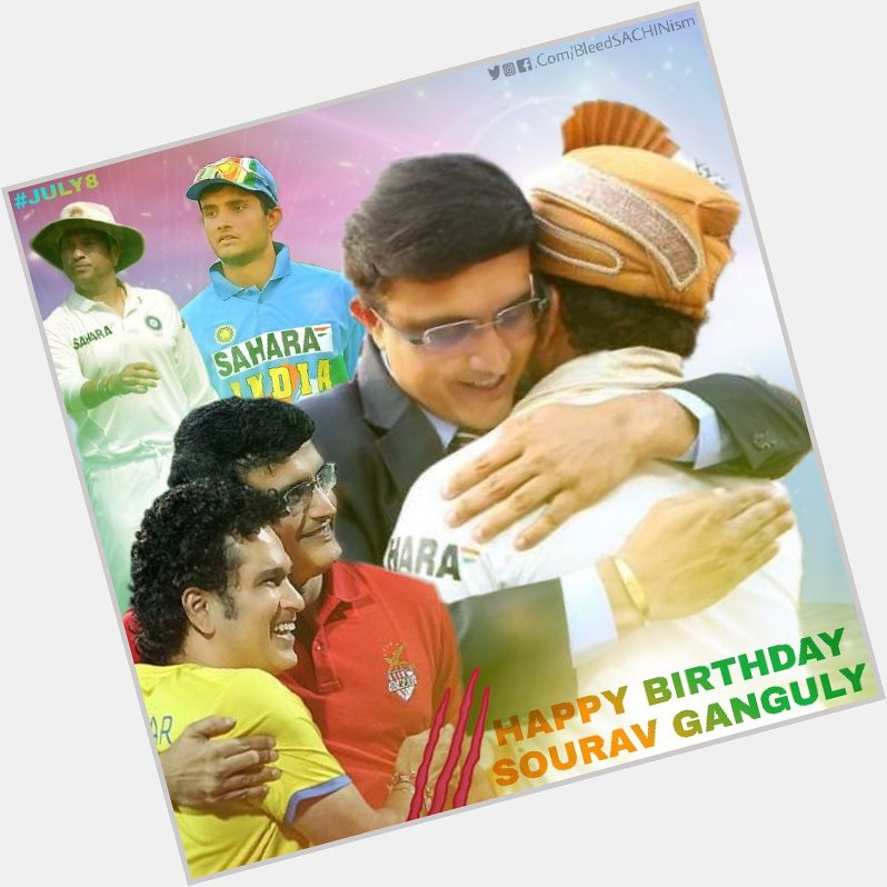 Wishing Bengal \"Sourav Ganguly\" a Very Happy Birthday    