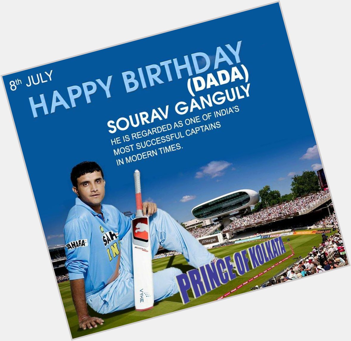  Happy Birthday Legendary captain sourav ganguly.. 