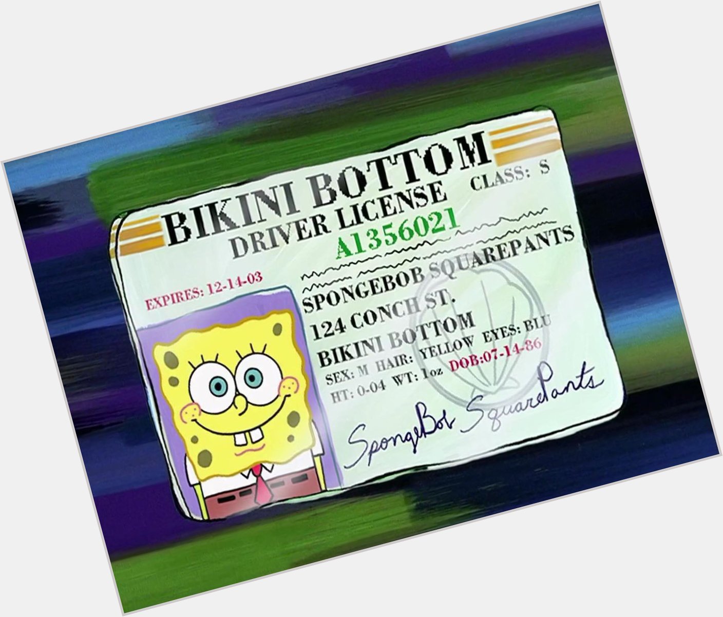 Happy birthday, Spongebob Squarepants!  