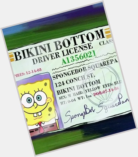 Happy 35th Birthday, Spongebob Squarepants. 