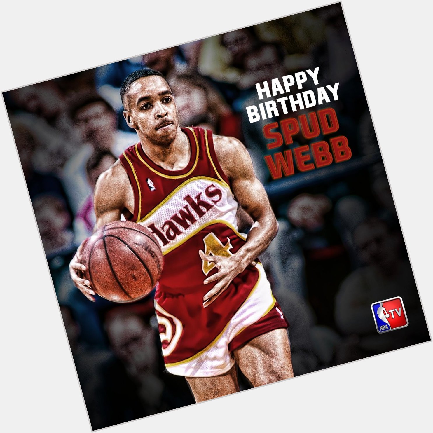Join us in wishing Spud Webb a Happy Birthday! 