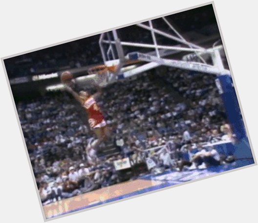 Happy birthday to Spud Webb! What he could do at just 5\7\" was incredible... 