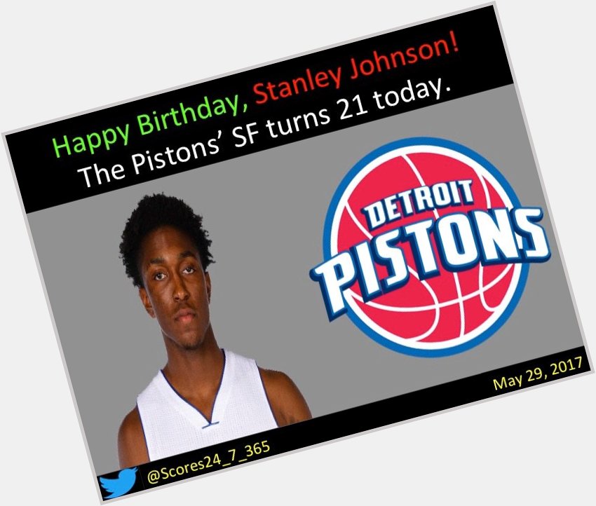  happy birthday Stanley Johnson! 