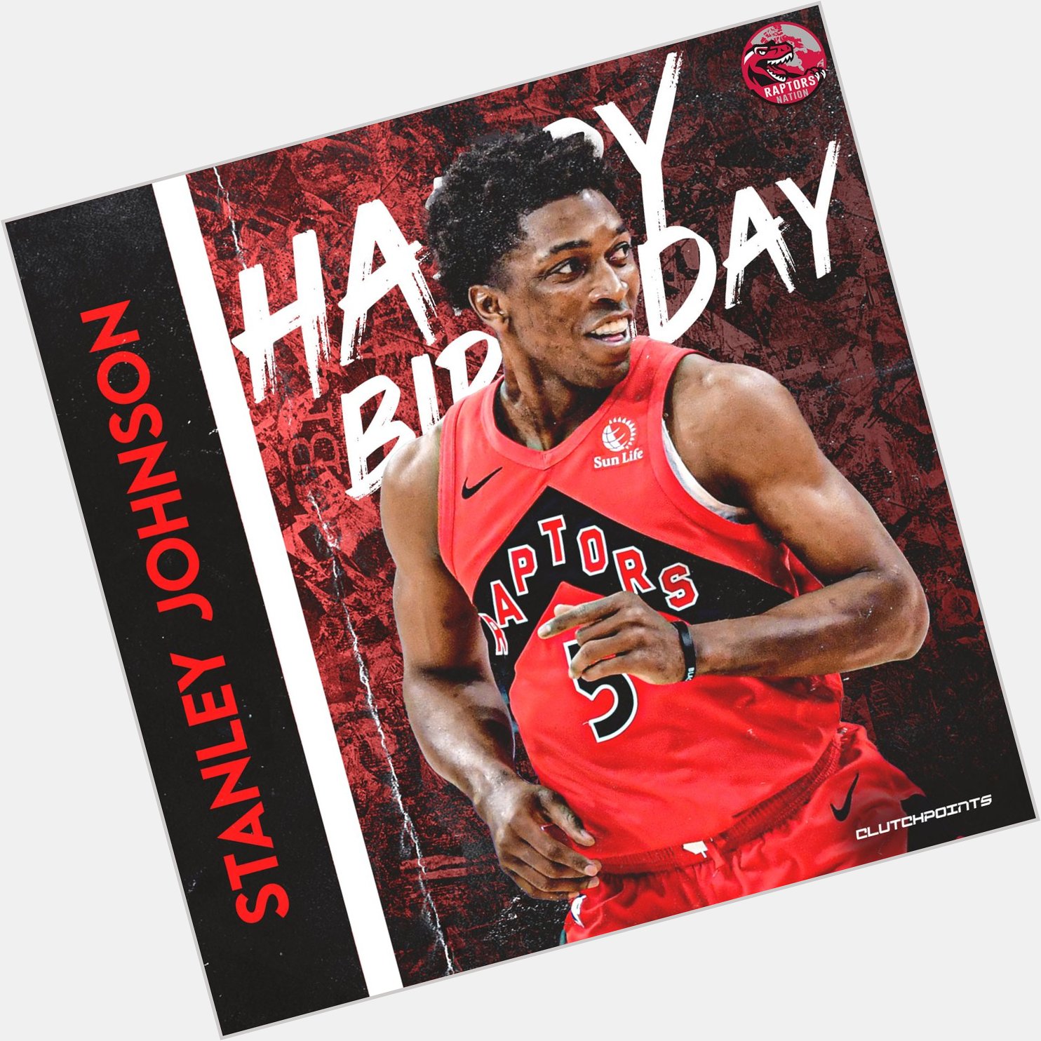 Join Raptors Nation in greeting Stanley Johnson a happy 25th birthday 