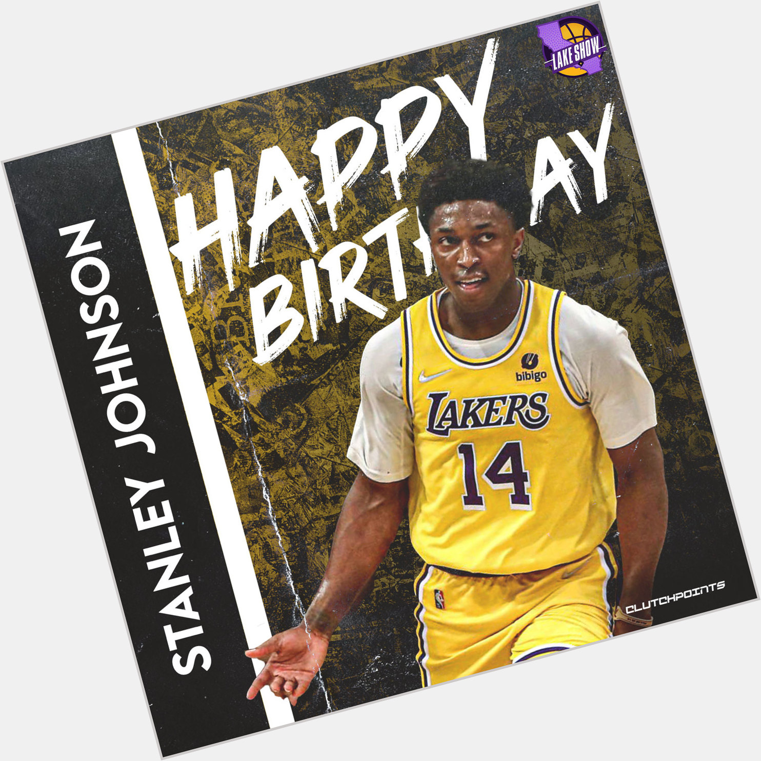 Lakers Nation! Let us all greet Stanley Johnson a happy birthday! 