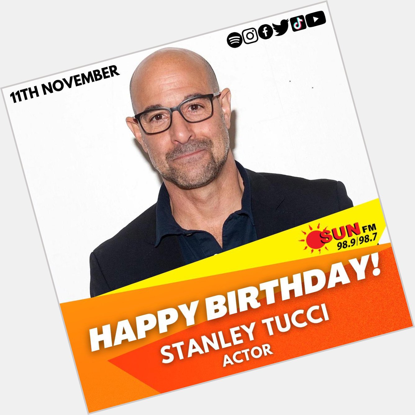 Happy Birthday to Stanley Tucci    
