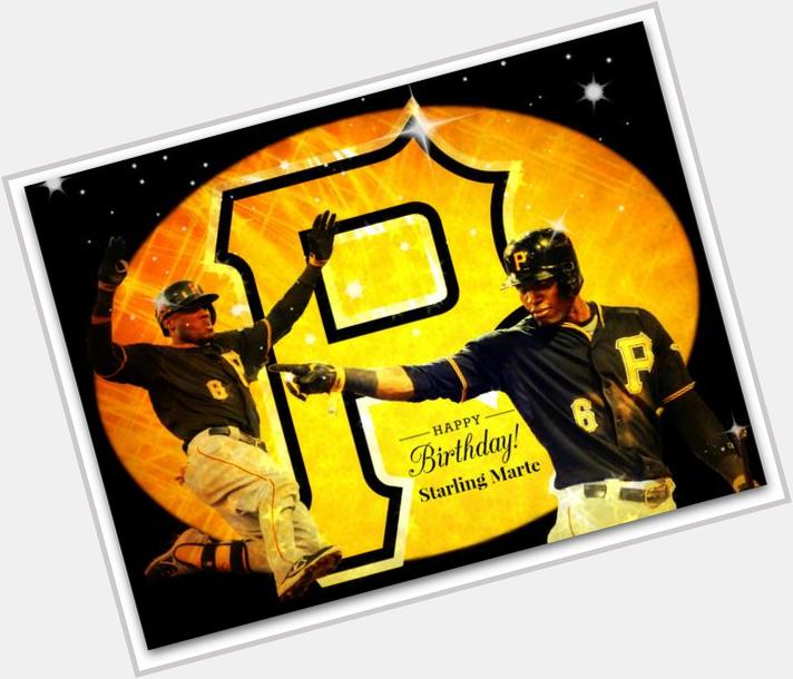 To wish a very Happy 26th Birthday to outfielder Starling Marte!!!   