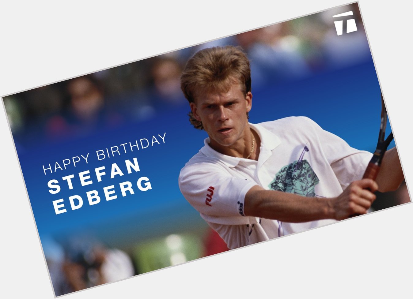 Nine total Grand Slam titles.  Former world No. 1.  Hall of Famer.  Happy birthday to Stefan Edberg.  