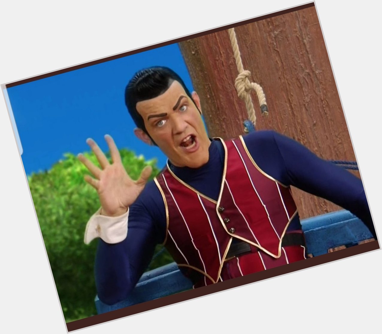 Happy birthday Stefán Karl stefánsson aka Robbie Rotten From Lazy Town you will always be number 1. 