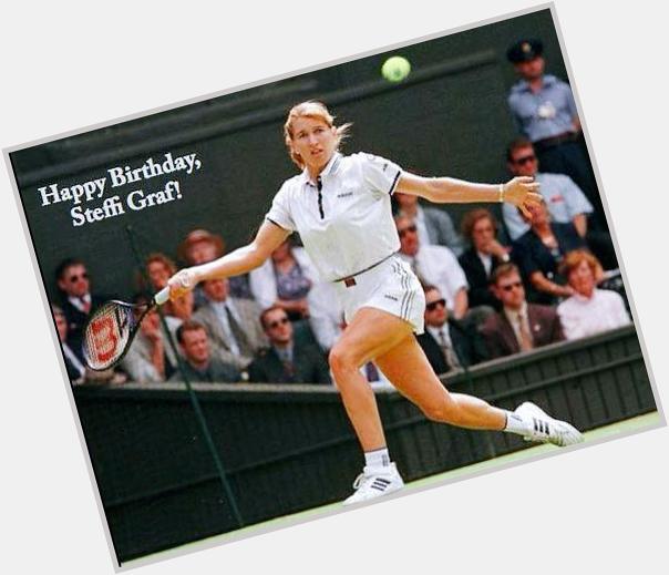 Happy birthday to Hall of Famer, every Grand Slam winner Steffi Graf from 