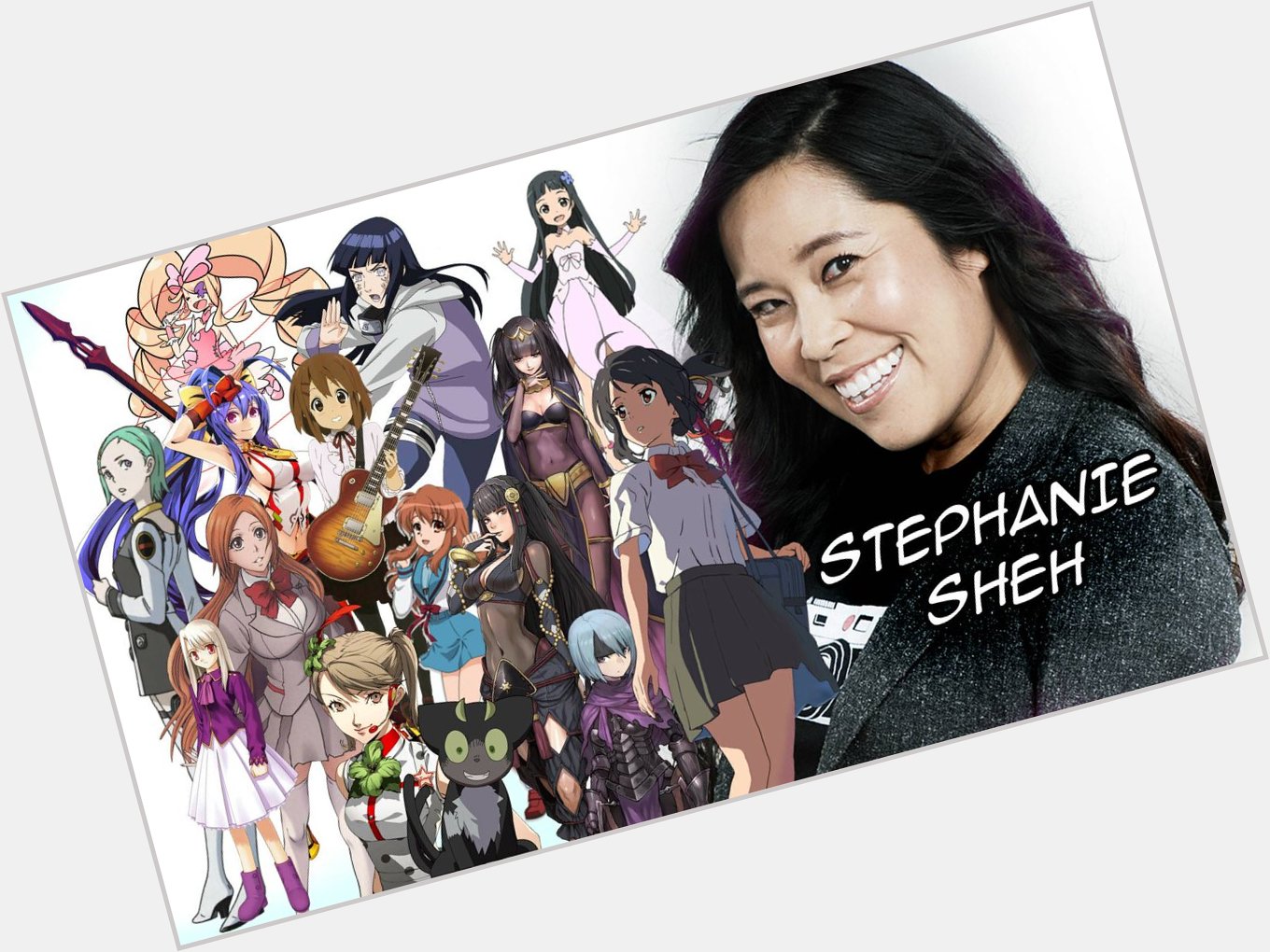 Happy Birthday Stephanie Sheh    English Voice Actor from Yui Hirasawa.  