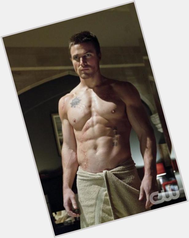  Happy birthday!!! Here is a shirtless Stephen Amell. In a towel.  :-)   xo 