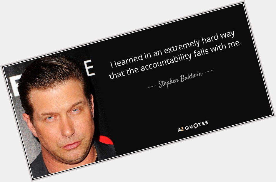 May 12:Happy 53rd birthday to actor,Stephen Baldwin (\"Born On The Fourth Of July\") 