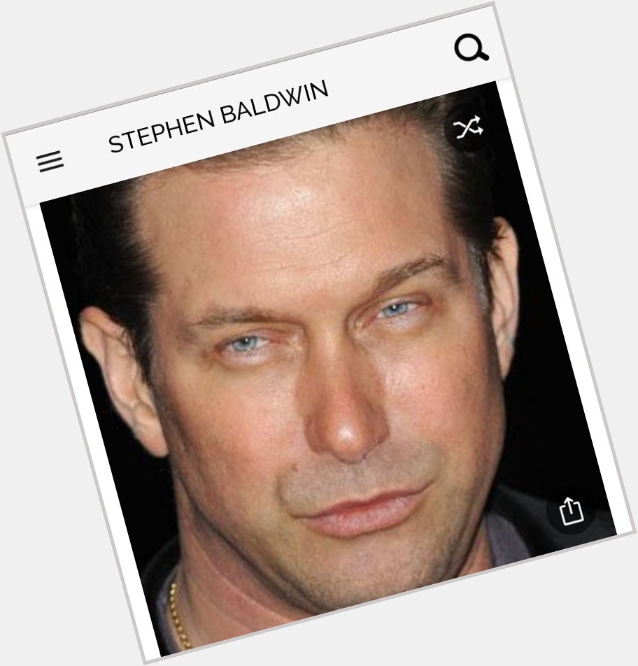 Happy birthday to this great actor.  Happy birthday to Stephen Baldwin 