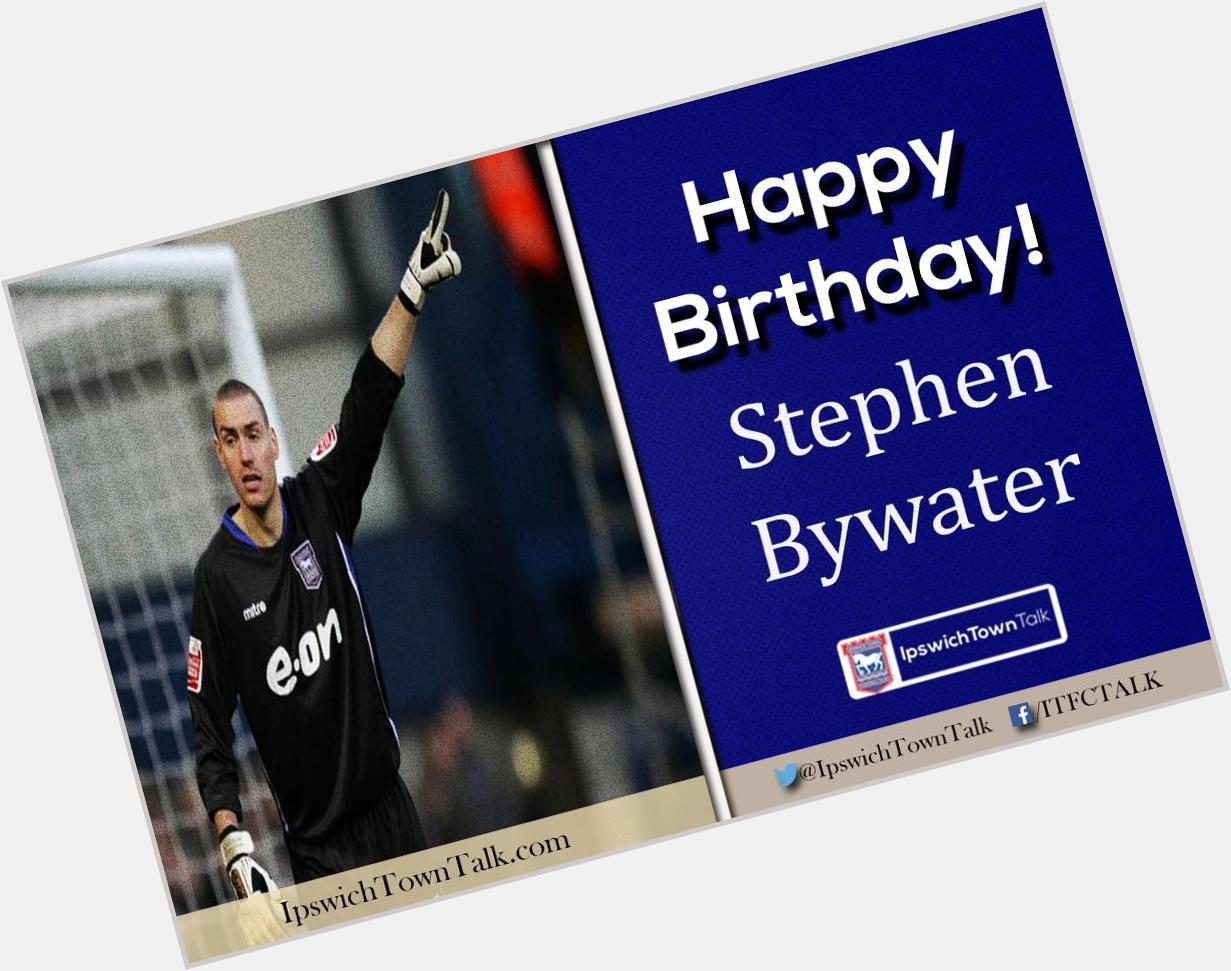 Former Town goalkeeper Stephen Bywater turns 34 today. Happy Birthday! 