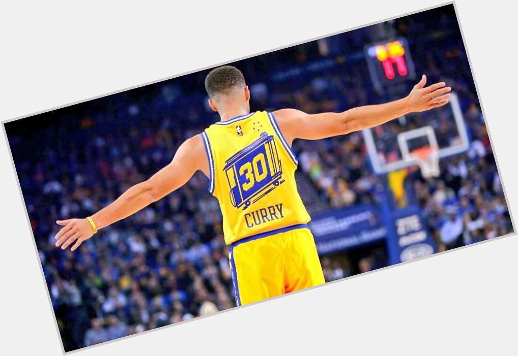 Stephen curry, I wish you a Happy birthday, and hope you can hit in the game.   