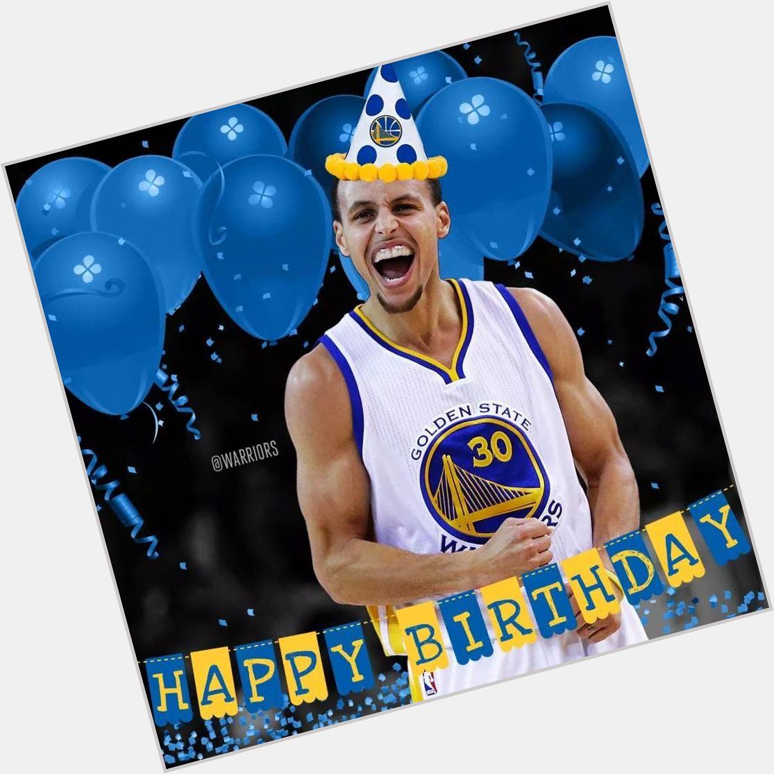 Happy Birthday Stephen Curry ! 