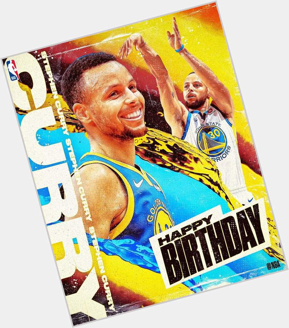 Join us in wishing Stephen Curry of the Golden State Warriors a HAPPY 31st BIRTHDAY! 