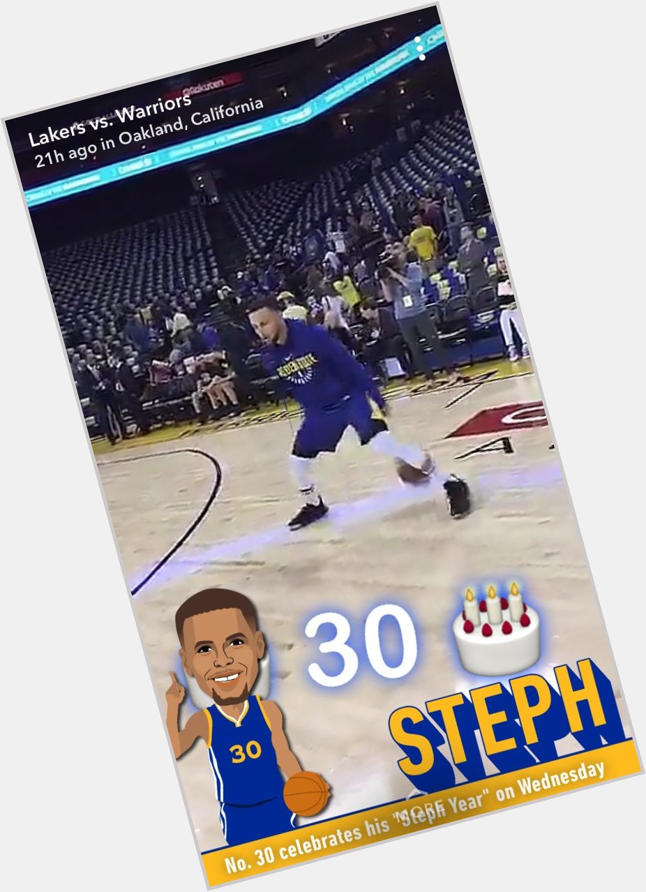 Happy birthday Stephen Curry 