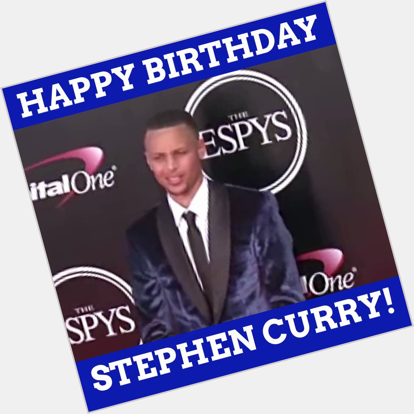 Happy Birthday, Stephen Curry!   