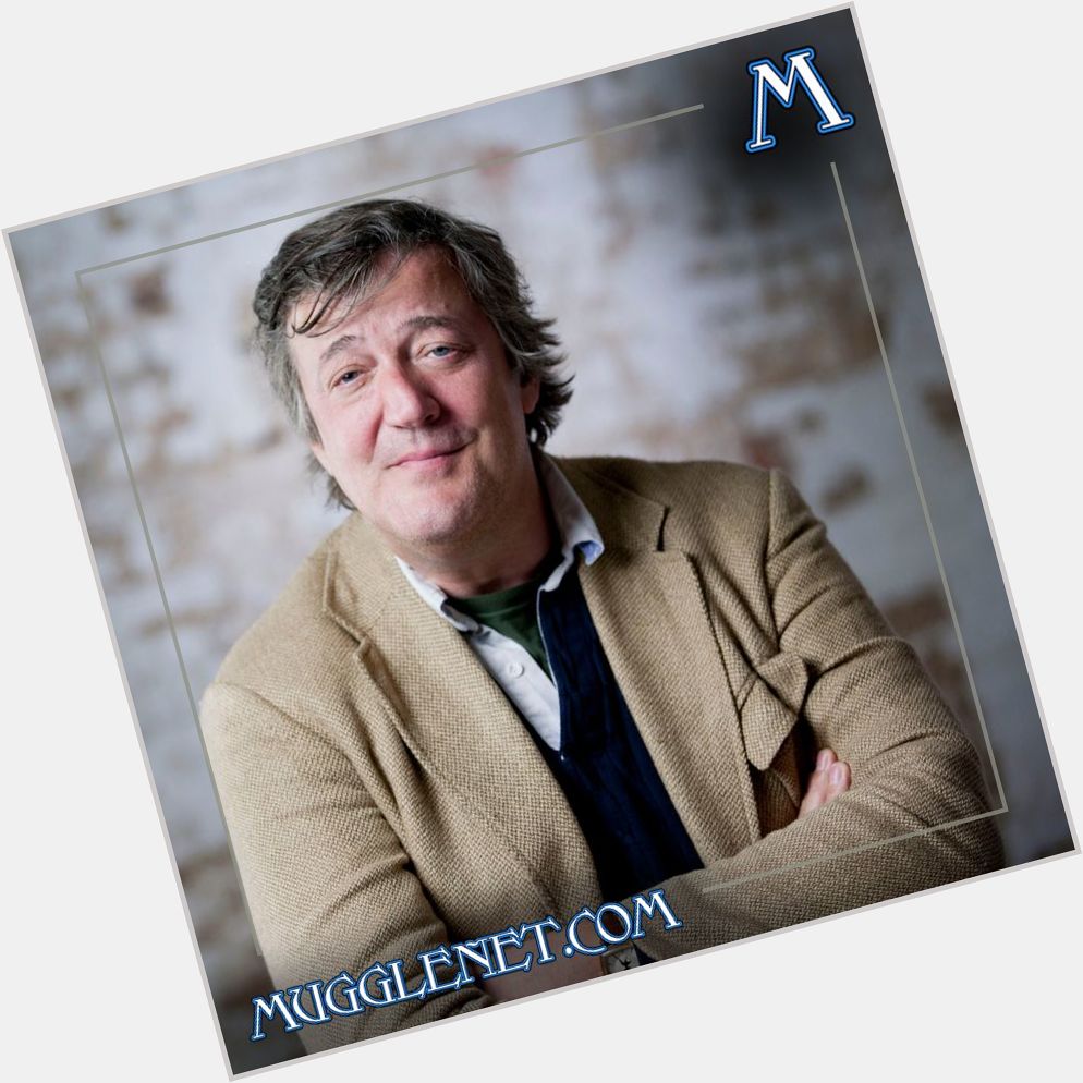 Happy birthday to Stephen Fry ( the narrator for the UK versions of the \"Harry Potter\" audiobooks! 
